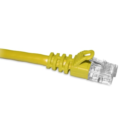 Enet Enet Cat5E Yellow 6 Inch Patch Cable w/ Snagless Molded Boot (Utp) C5E-YL-6IN-ENC